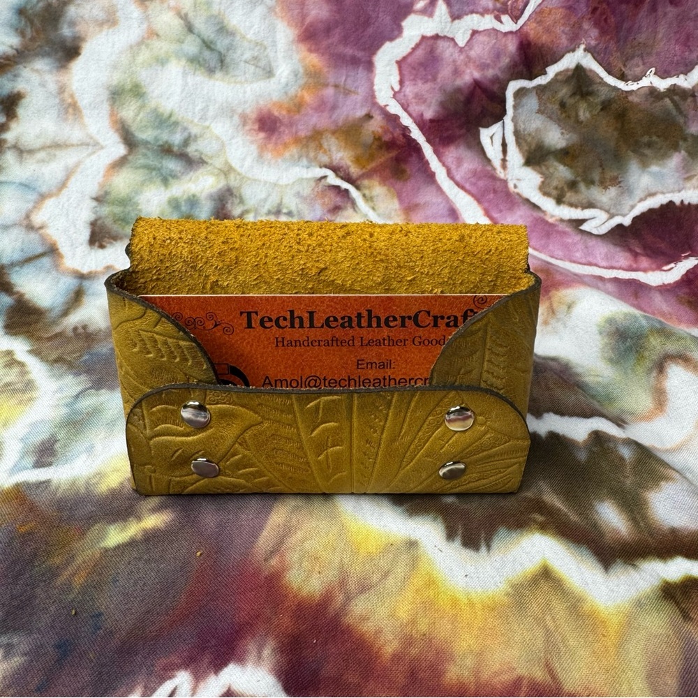 Limited Availability Leather Double Stack Card Ho… - image 5